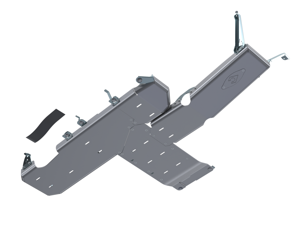 Artec Industries Transfer Skid Plate Armor JL Full Bellypan With Oil Door - 2 Door 3.6L Aluminum 21-Present Artec Industries - JL4167