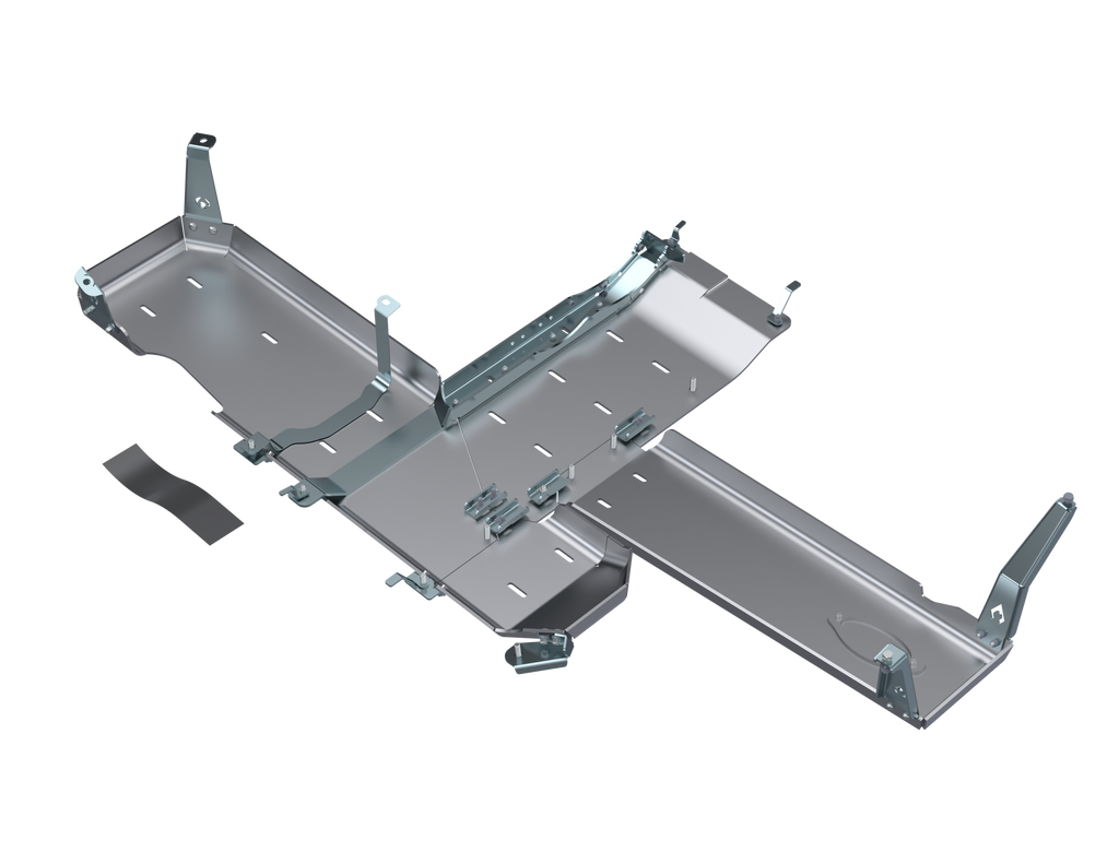 Artec Industries Transfer Skid Plate Armor JL Full Bellypan With Oil Door - 2 Door 2.0L Aluminum 18-Present Artec Industries - JL4168