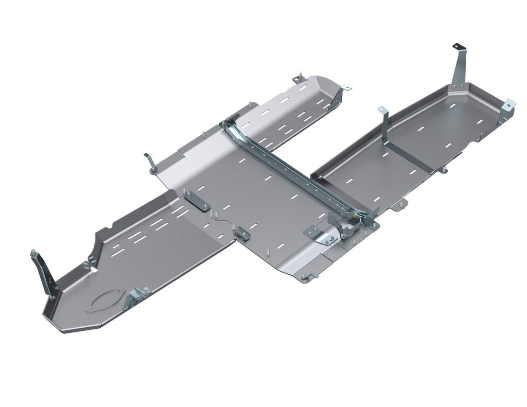 Artec Industries Transfer Skid Plate Armor JLU Full Bellypan With Oil Door -  4 Door 3.0L Diesel Aluminum Artec Industries - JL4169