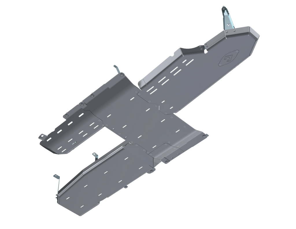 Artec Industries Transfer Skid Plate Armor JLU Full Bellypan With Oil Door -  4 Door 3.0L Diesel Aluminum Artec Industries - JL4169