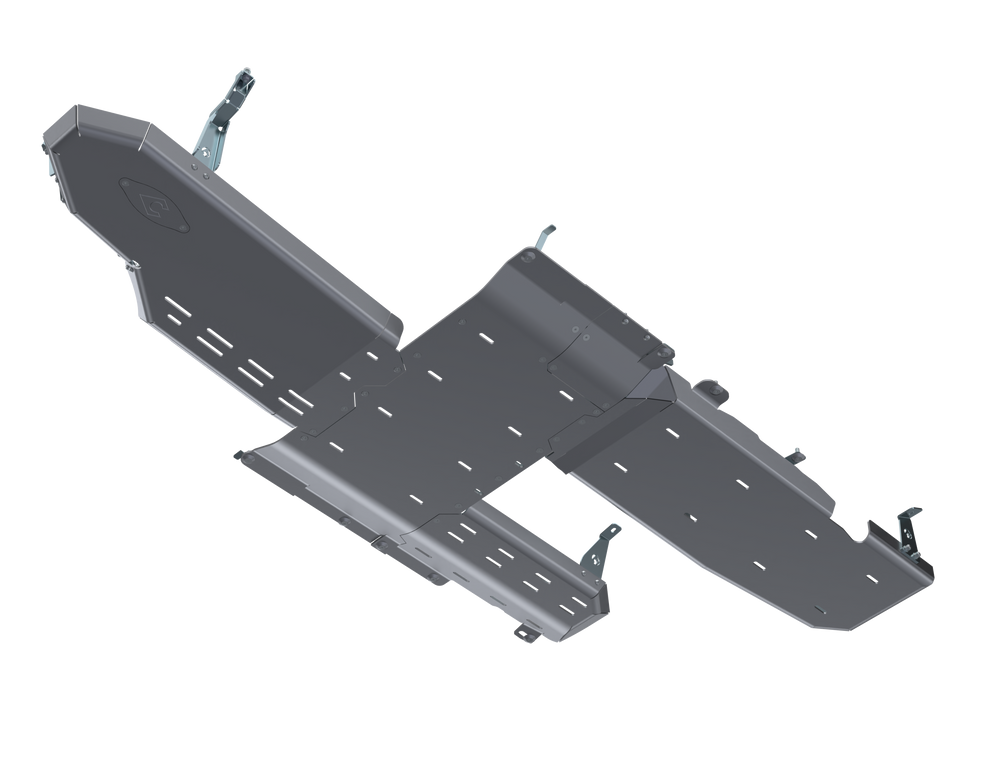 Artec Industries Transfer Skid Plate Armor JLU Full Bellypan With Oil Door -  4 Door 3.0L Diesel Aluminum Artec Industries - JL4169