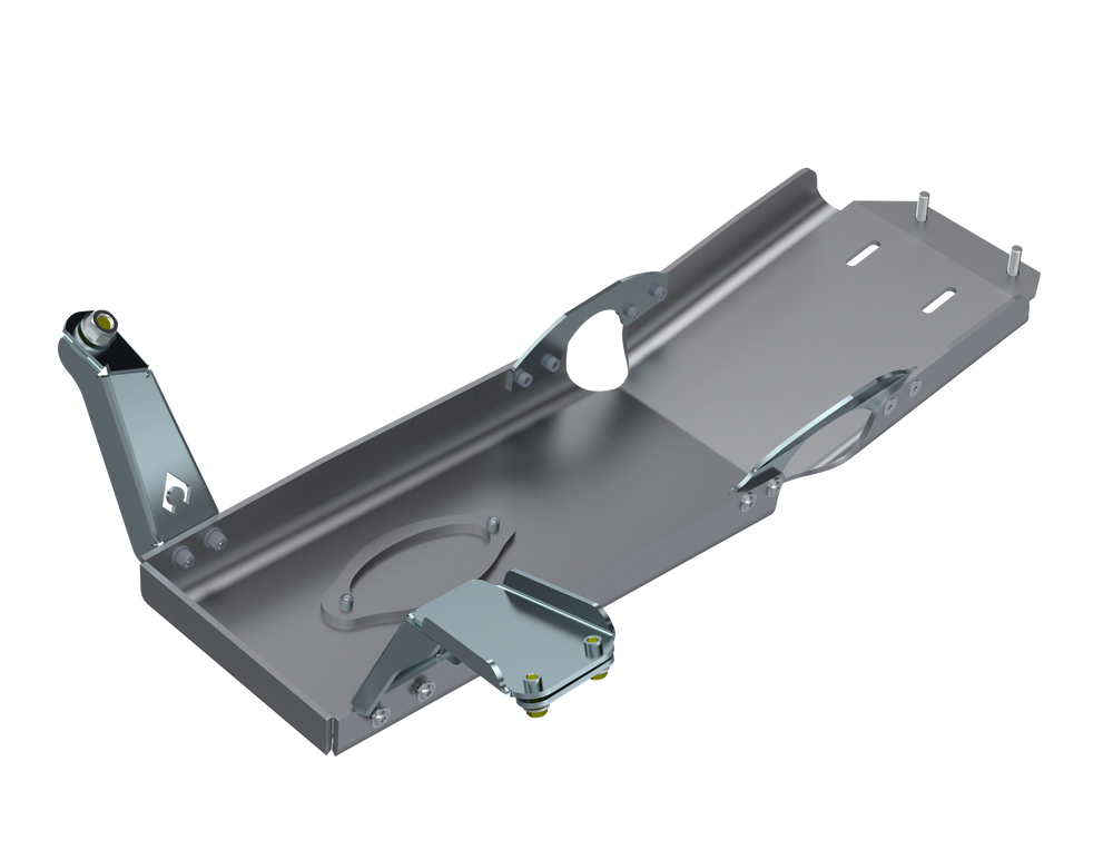 Artec Industries Oil Pan Skid Plates JLU Oil Skid Only With Oil Door -  2 and 4 Door 3.6L Aluminum 18-20 Artec Industries - JL4181