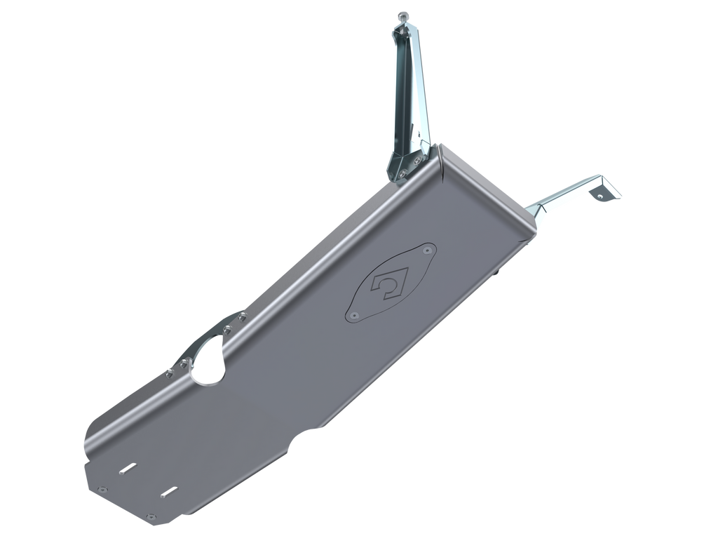Artec Industries Oil Pan Skid Plates JLU Oil Skid Only With Oil Door -  2 and 4 Door 3.6L Aluminum 21-Present Artec Industries - JL4184