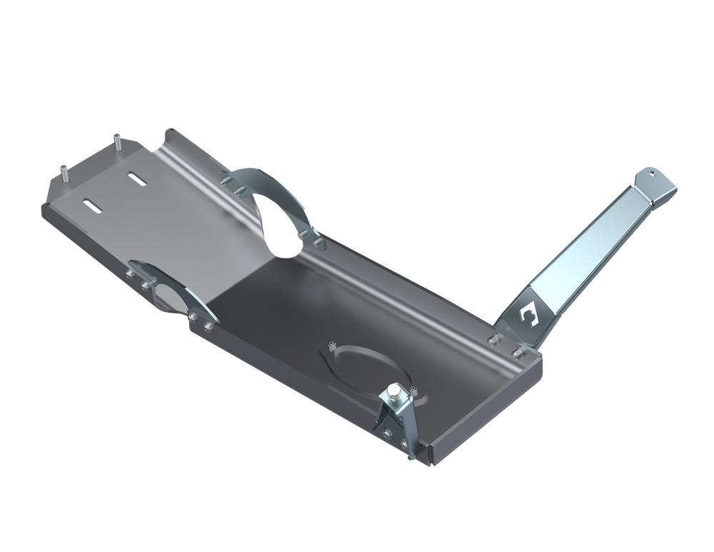 Artec Industries Oil Pan Skid Plates JLU Oil Skid Only With Oil Door -  2 and 4 Door 3.6L Aluminum 21-Present Artec Industries - JL4184