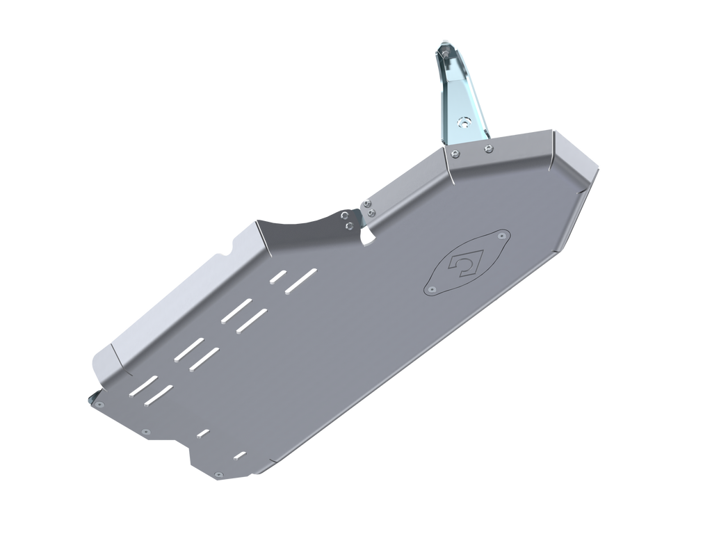 Artec Industries Oil Pan Skid Plates JLU and JT Oil Skid Only With Oil Door - 3.0L Diesel Aluminum Artec Industries - JL4189