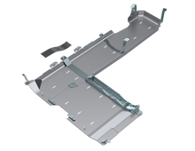 Load image into Gallery viewer, JLU T-Case/Fuel Skid Kit Only - 4 Door 3.6L, 2.0L, 392 Hemi - Aluminum 18-Present Artec Industries