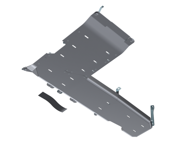 Artec Industries Transfer Skid Plate Armor JLU T-Case/Fuel Skid Kit Only - 4 Door 3.6L, 2.0L, 392 Hemi - Aluminum 18-Present Artec Industries - JL4191
