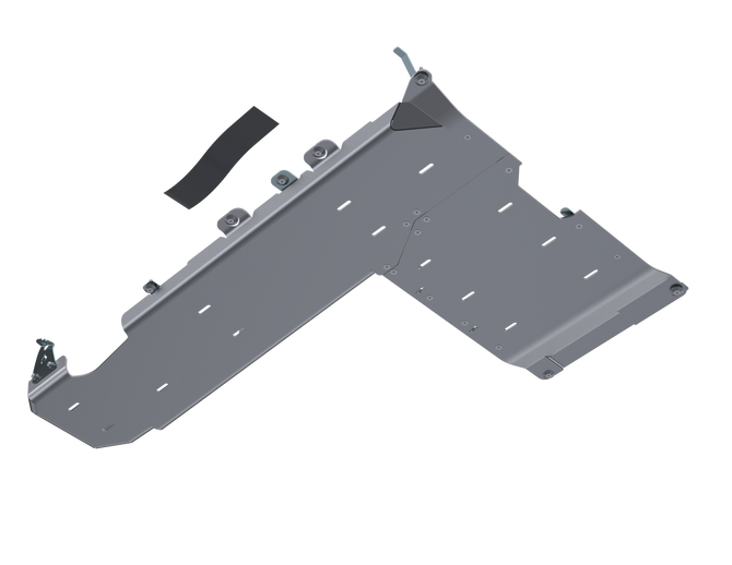 Artec Industries Transfer Skid Plate Armor JLU T-Case/Fuel Skid Kit Only - 4 Door 3.6L Aluminum PRE-2018 Artec Industries - JL4192