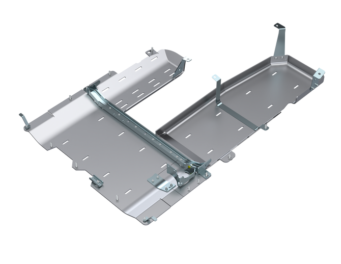 Artec Industries Transfer Skid Plate Armor JLU T-Case/Fuel Skid/ DPF Only -  4 Door 3.0L Diesel Aluminum Artec Industries - JL4199