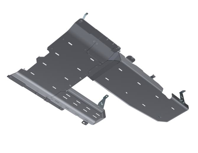 Artec Industries Transfer Skid Plate Armor JLU T-Case/Fuel Skid/ DPF Only -  4 Door 3.0L Diesel Aluminum Artec Industries - JL4199