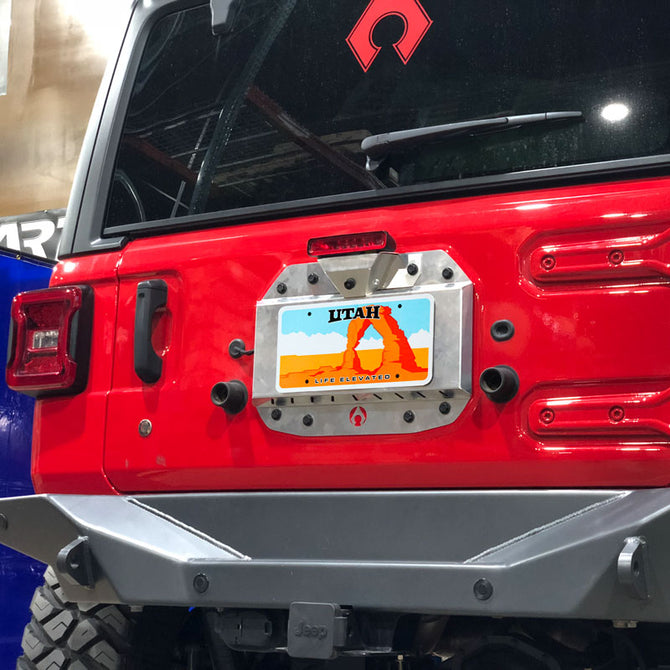 Artec Industries Spare Tire Delete JL Spare Tire Delete Kit V2 - Powdercoated Aluminum Artec Industries - JL5627