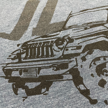 Load image into Gallery viewer, Mens T-Shirt Jeep® JL Wrangler - LDD Series - Triblend Indigo Blue