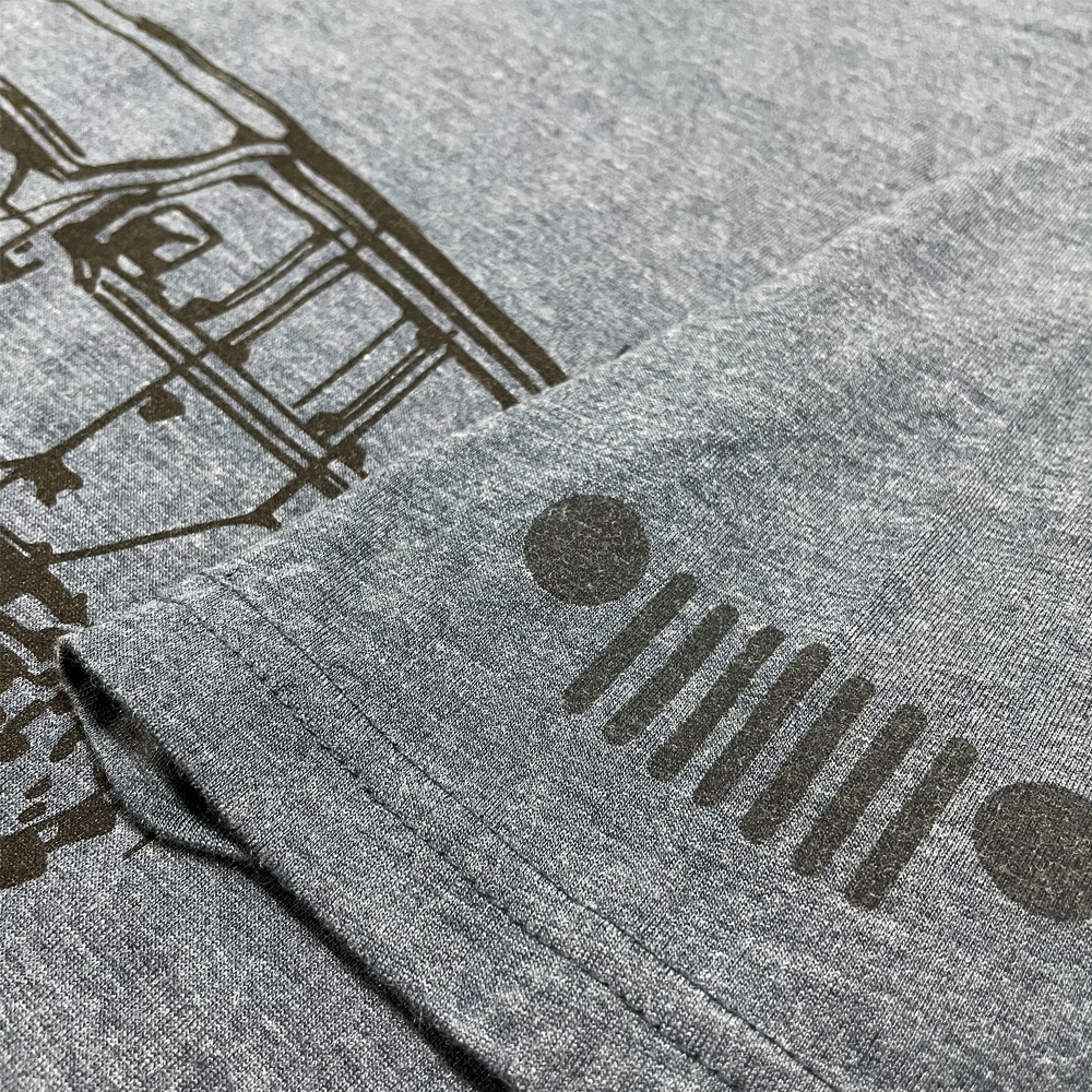 Mens T-Shirt Jeep® JL Wrangler - LDD Series - Triblend Indigo Blue