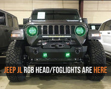 Load image into Gallery viewer, Quake LED Headlight Jeep JL RGB Headlight fog Light Set Quad Lock interlock Compatible - QTE686