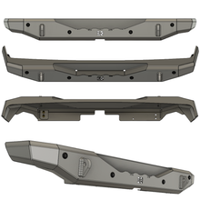 Load image into Gallery viewer, Gauntlet Series Rear Bumper for Jeep JL Wrangler (2018+)