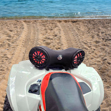 Load image into Gallery viewer, Extreme Sound System for ATVs - Loaded with 2 x 8" Coaxial Marine Speakers with RGB LED Lights