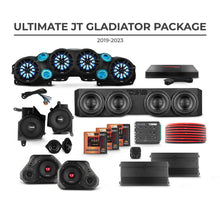 Load image into Gallery viewer, Jeep JT Gladiator 2019–2023 Ultimate Package – Loaded Sound Bar, Door Panels, Subwoofers &amp; Amplifiers