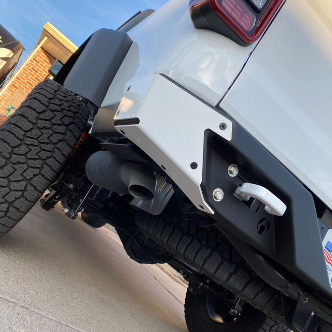 Artec Industries Bumper Guard JT Rear Bumper Aluminum Corner Skids Artec Industries - JT0011