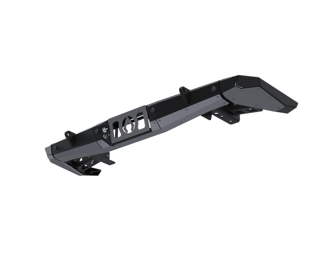 Artec Industries Rear Bumpers 07-Up Jeep Wranger/Gladiator High Clearance Rear Cut Bumper End Pods Raw Steel - JT0018