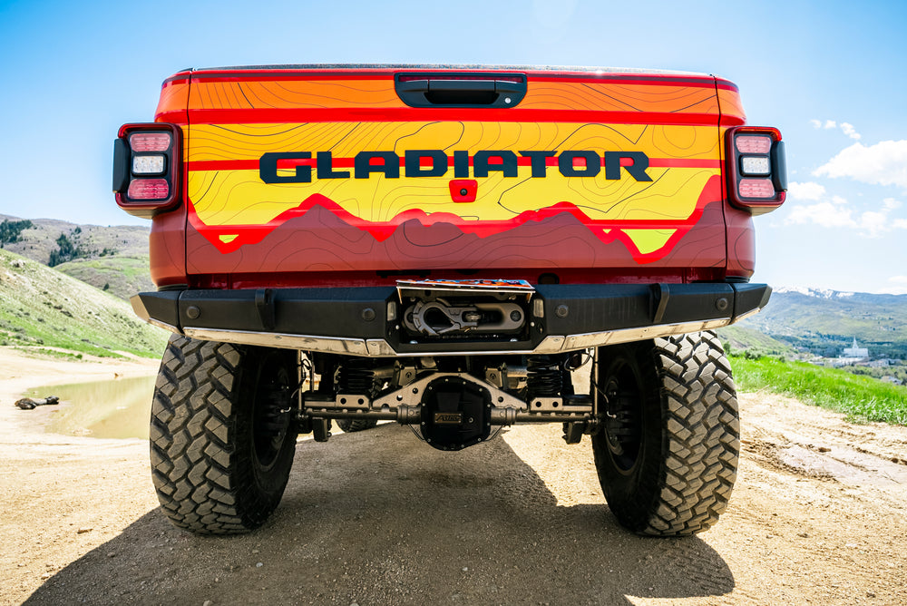Artec Industries Rear Bumpers High Clearance Rear Bumper Modular 2 Inch Receiver Artec Industries - JT0135