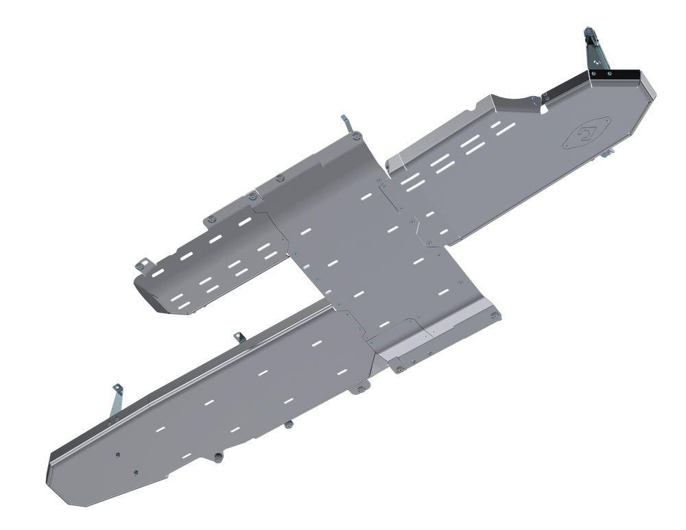 Artec Industries Transfer Skid Plate Armor JT Gladiator Full Bellypan With Oil Door - 3.0L Diesel Aluminum Artec Industries - JT4135