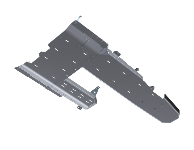 Artec Industries Transfer Skid Plate Armor JT Gladiator T-Case/Fuel Skid/ DPF Only -  3.0L Diesel Aluminum Artec Industries - JT4139