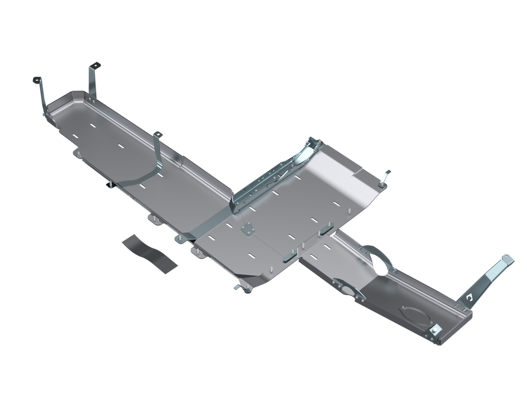 Artec Industries Transfer Skid Plate Armor JT Gladiator Full Bellypan With Oil Door - 3.6L Aluminum Artec Industries - JT4155