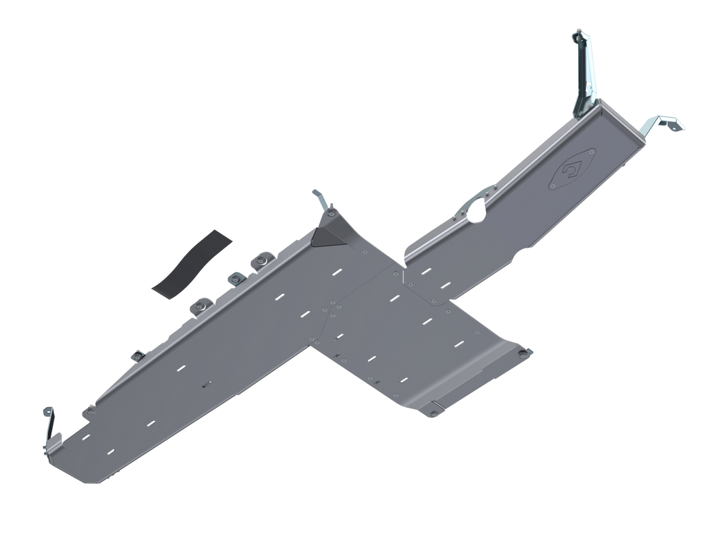 Artec Industries Transfer Skid Plate Armor JT Gladiator Full Bellypan With Oil Door - 3.6L Aluminum Artec Industries - JT4155