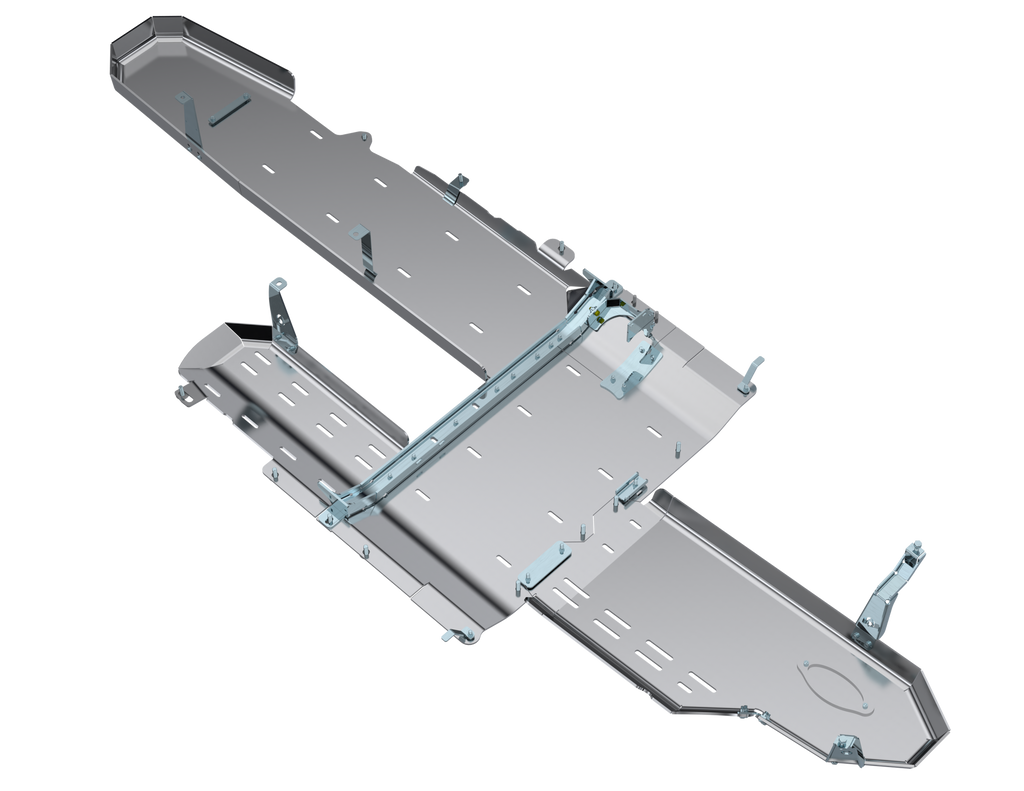 Artec Industries Transfer Skid Plate Armor JT Gladiator Full Bellypan With Oil Door - 3.6L Aluminum Artec Industries - JT4155