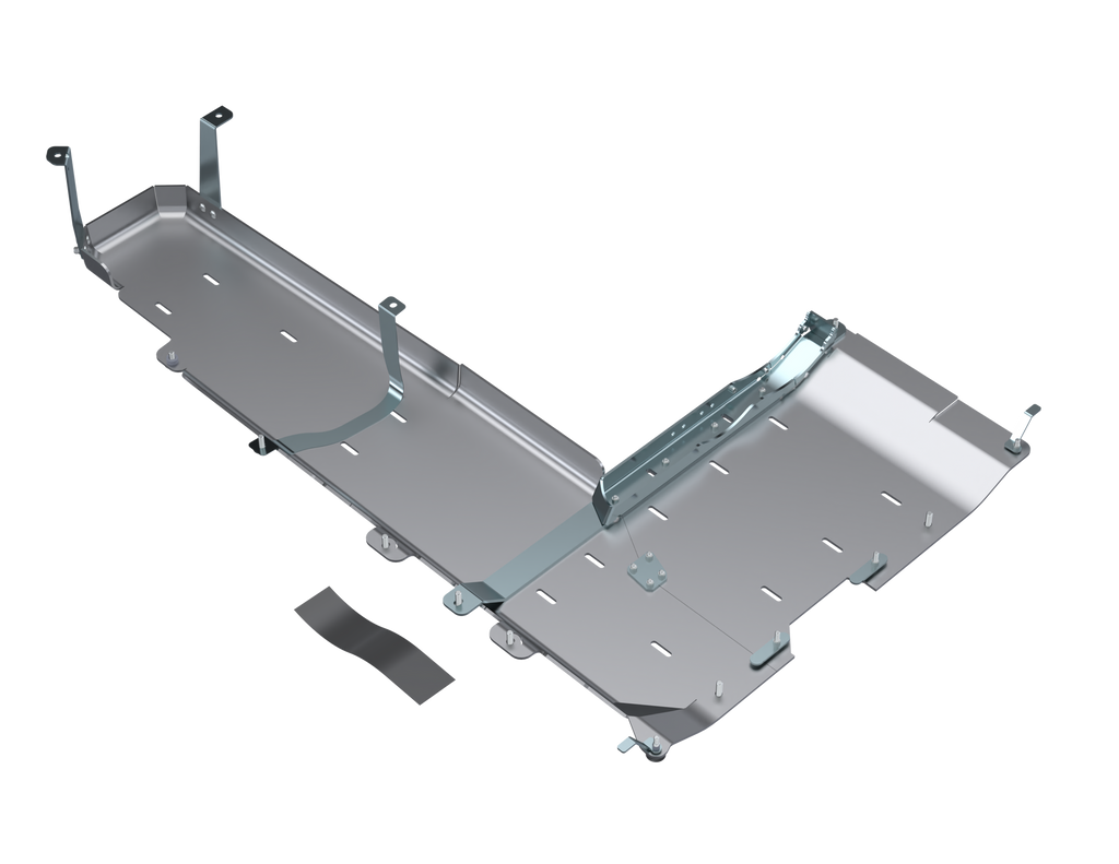 Artec Industries Transfer Skid Plate Armor JT Gladiator T-Case/Fuel Skid Kit Only - 3.6L Aluminum Artec Industries - JT4159