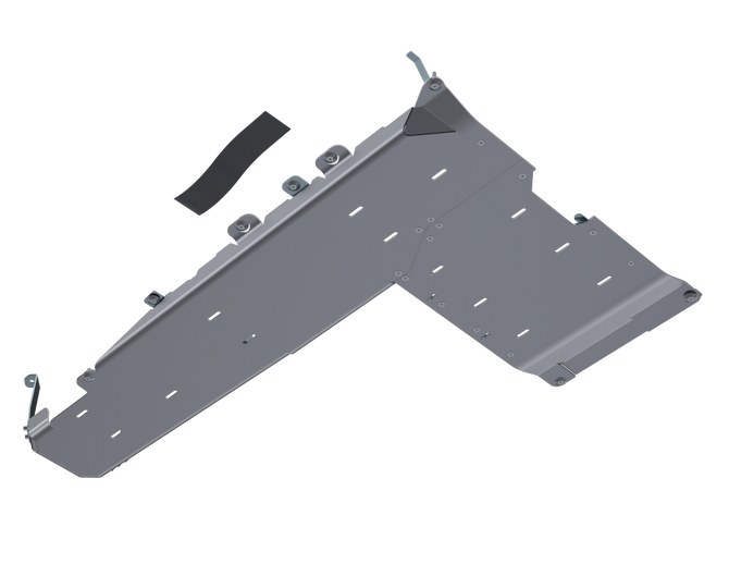 Artec Industries Transfer Skid Plate Armor JT Gladiator T-Case/Fuel Skid Kit Only - 3.6L Aluminum Artec Industries - JT4159