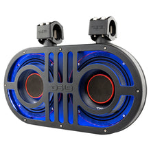 Load image into Gallery viewer, Dual 8" Marine and Powersports PRO Roll Cage Sound Bar System with Built in LED RGB Lights 500 Watts Rms ( 2 x PRO-HY8.4B Included)