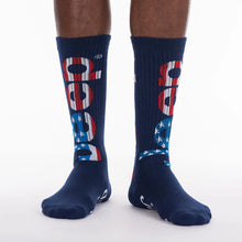 Load image into Gallery viewer, Jeep - USA Flag Crew Socks