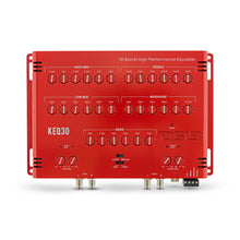 Load image into Gallery viewer, DS18 KEQ30 30-Band Equalizer with 1/3 Octave Measured Frequencies, Remote Output, 9 Volts