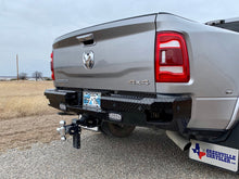 Load image into Gallery viewer, FT Rear Bumper For 2019-2026 Ram 2500/3500 HD Sensor Cutouts Gloss Black Powdercoat Bodyguard Bumpers
