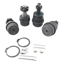 Load image into Gallery viewer, Apex Chassis Heavy Duty Ball Joint Kit Fits: 90-01 Jeep Cherokee 90-92 Jeep Comanche 93-98 Jeep Grand Cherokee 97-06 Jeep Wrangler TJ 87-95 Jeep Wrangler YJ Includes: 2 Upper &amp; 2 Lower