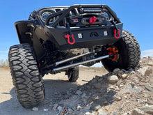 Load image into Gallery viewer, Apex Chassis Heavy Duty 2.5 Ton Tie Rod &amp; Drag Link Assembly in Black Anodized Aluminum Fits: 19-22 Jeep Gladiator JT 18-22 Jeep Wrangler JL. Note: This FLIP kit fits a Dana 30 axle with a lift exceeding 4.5 inches. Requires drilling the knuckle.