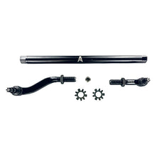 Load image into Gallery viewer, Apex Chassis Heavy Duty JK 2.5 Ton Heavy Duty Yes Flip Drag Link Assembly in Steel. Fits: 07-18 Jeep Wrangler JK JKU Rubicon Sahara Sport. Note this FLIP kit fits vehicles with a lift exceeding 3.5 inches. This kit requires drilling the knuckle.