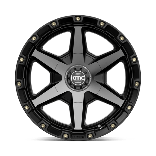 KM101 17X9 6X4.5/5.5 S-BLK GTCC 18MM
