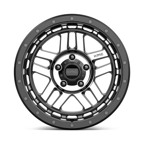 KM540 18X8.5 5X5.0 S-BLK MACH 18MM