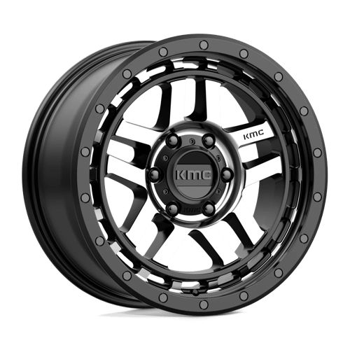 KM540 18X8.5 6X135 S-BLK MACH 18MM