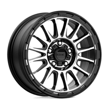Load image into Gallery viewer, KM542 16X7 5X110 S-BLK MACH 30MM