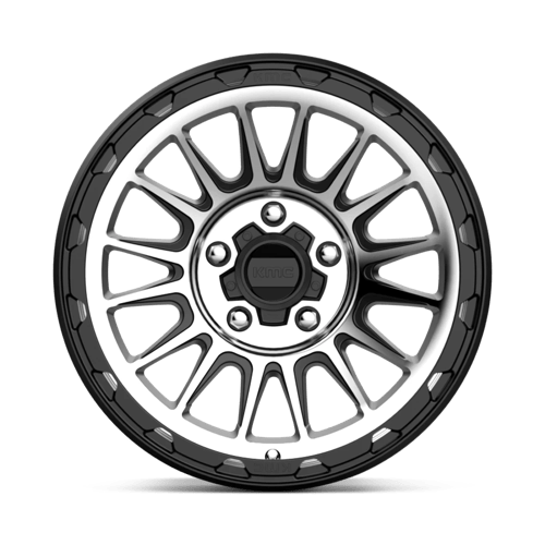 KM542 17X8.5 5X5.0 S-BLK MACH 00MM