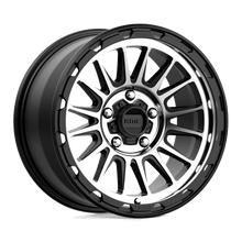 Load image into Gallery viewer, KM542 17X9 5X5.0 S-BLK MACH 18MM