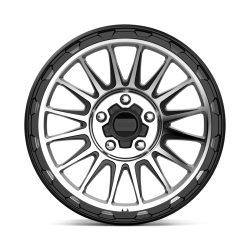 KM542 18X9 5X5.0 S-BLK MACH 00MM