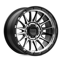 Load image into Gallery viewer, KM542 18X9 6X5.5 S-BLK MACH 00MM