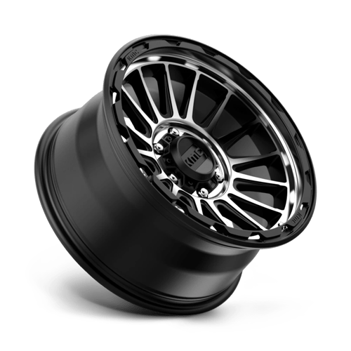 KM542 18X9 6X5.5 S-BLK MACH 00MM