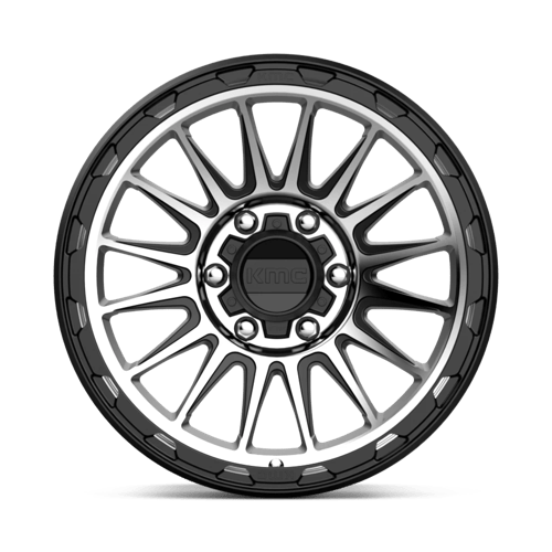 KM542 18X9 6X5.5 S-BLK MACH 00MM