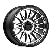 Load image into Gallery viewer, KM542 18X9 5X5.0 S-BLK MACH 18MM