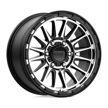 Load image into Gallery viewer, KM542 18X9 6X4.5 S-BLK MACH 18MM CB 66.1